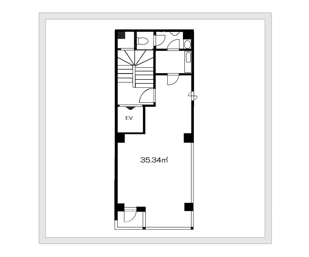 間取り図(2階～4階共通)