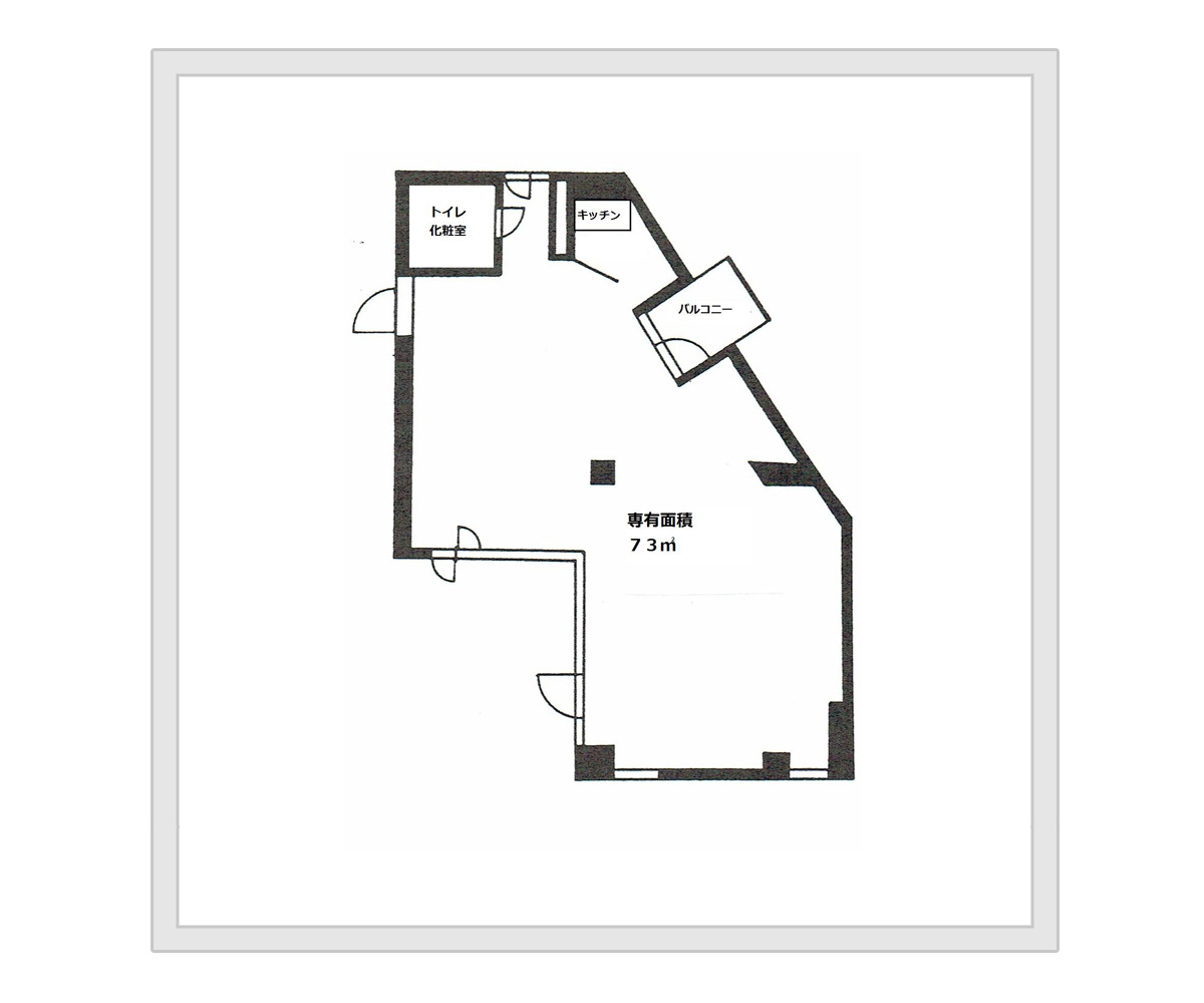 3階1室 間取り図